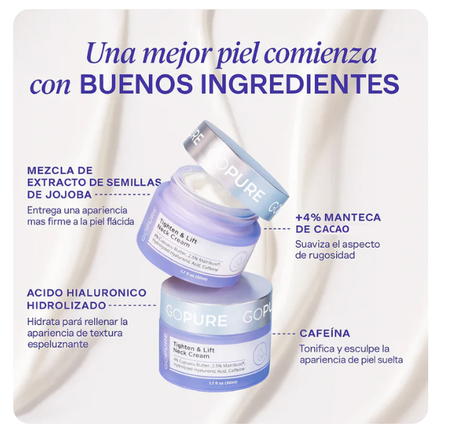 GoPure - Eleva y Reafirma tu Cuello en 3 Semanas